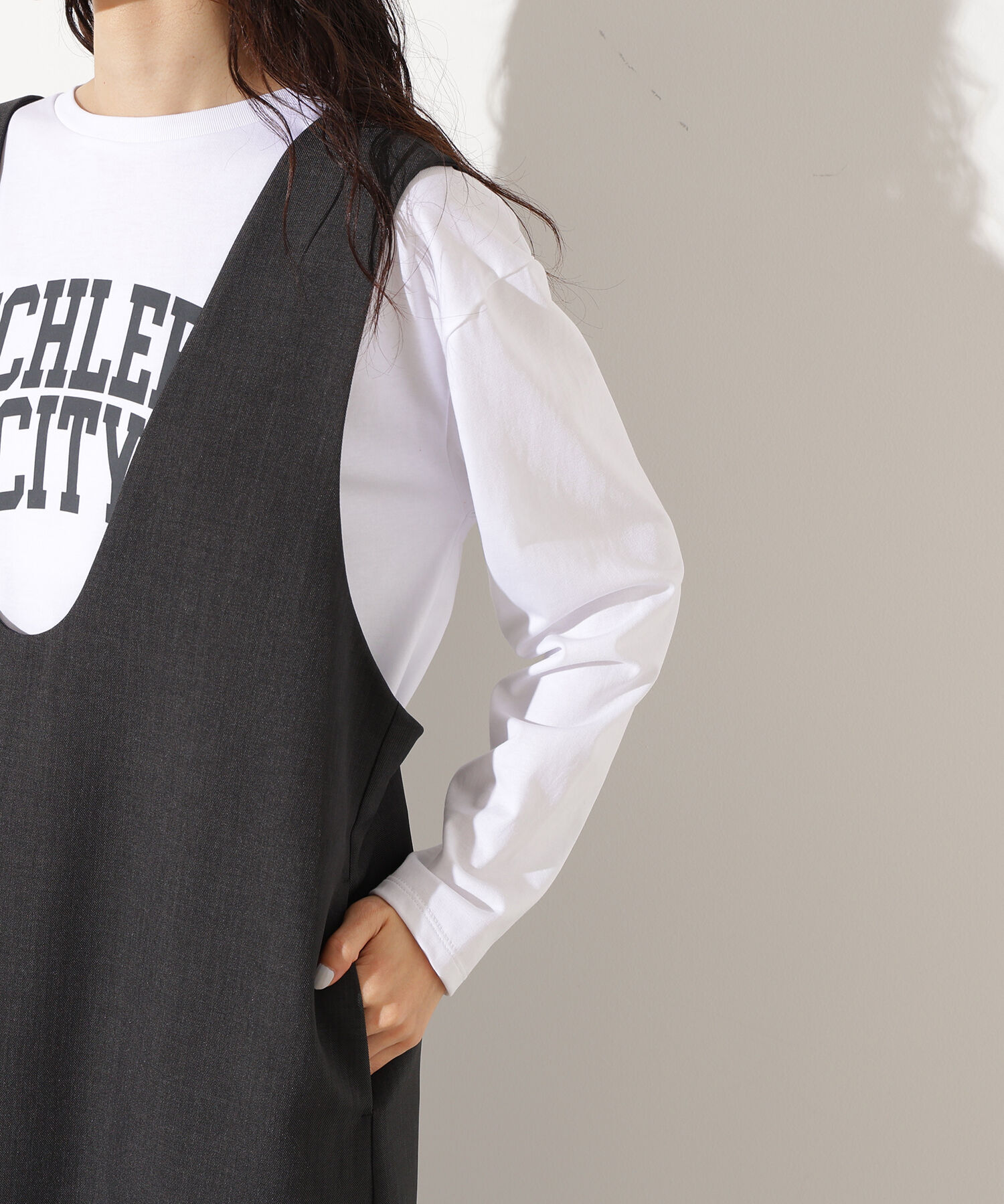  「Uネックナロージャンスカ」|ワンピース|