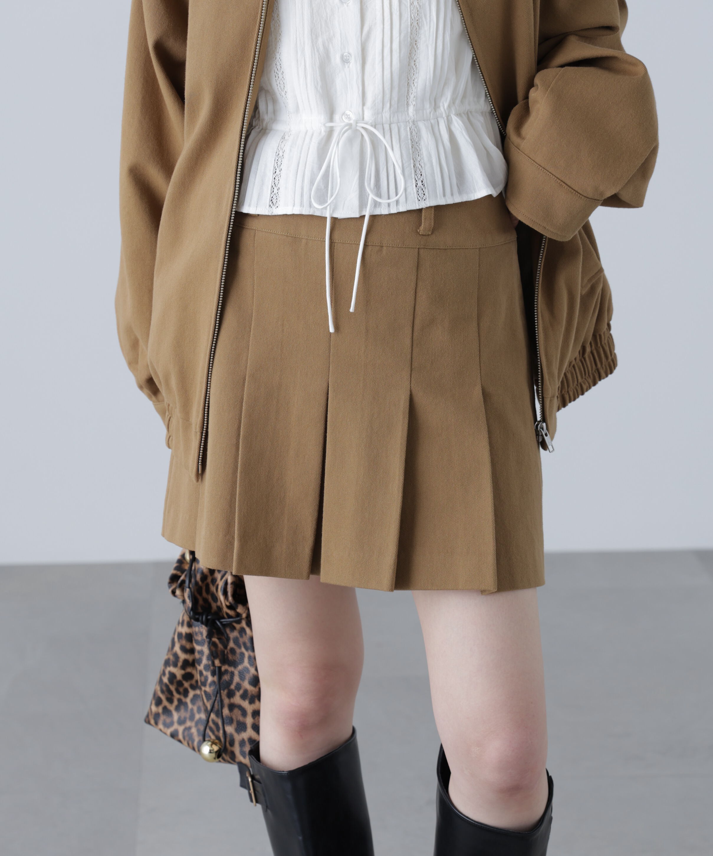  「〈セットアップ対応〉プリーツミニスカート」|スカート|