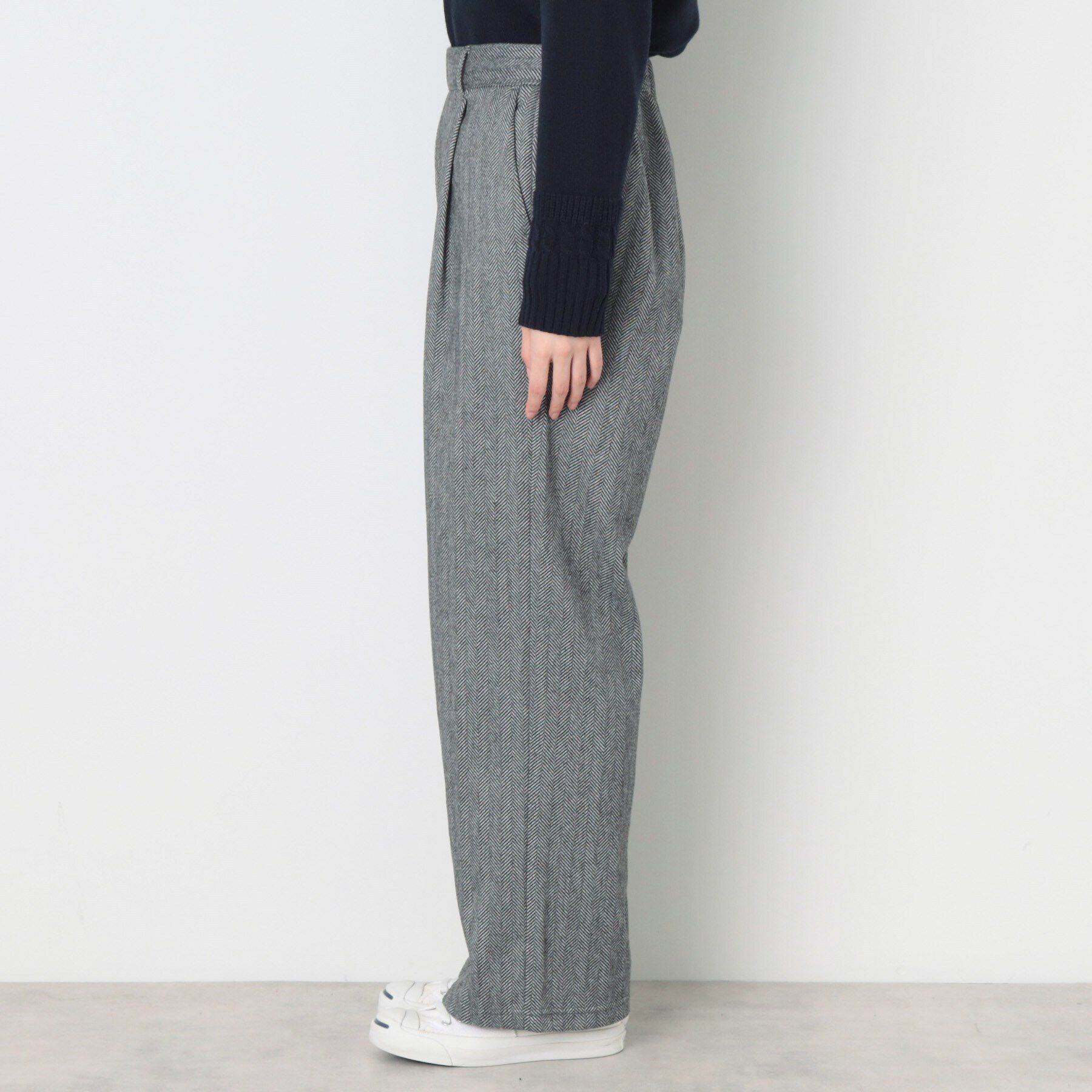 Dessin「【後ろウエストゴム・洗える】リラックスワイドパンツ（XS～L）」|その他|