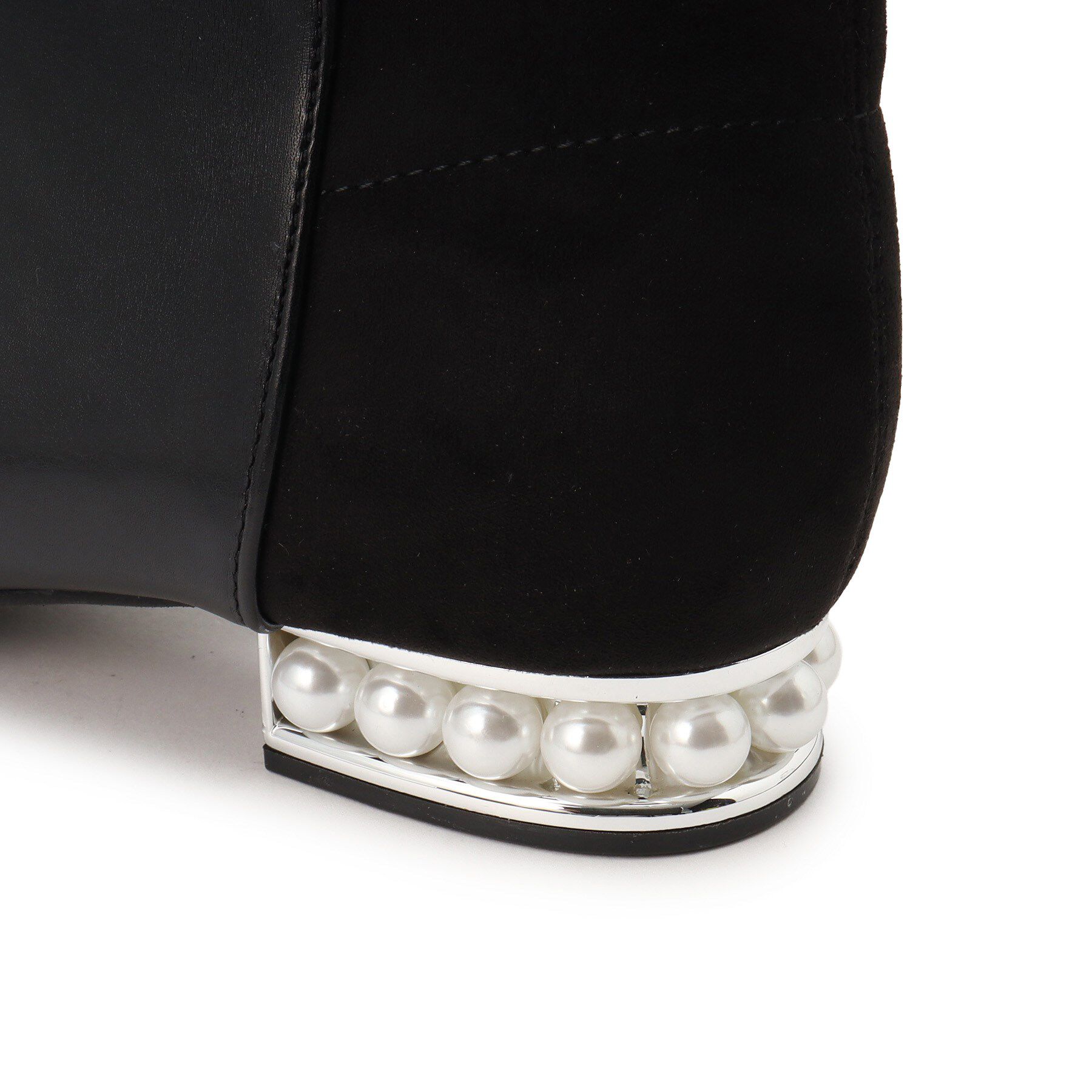 ESPERANZA「パール調ヒールショートブーツ」|ショートブーツ|