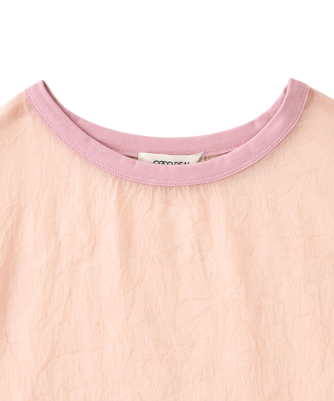 COCO DEAL「シアーワッシャーTライクブラウス」|シャツ・ブラウス|