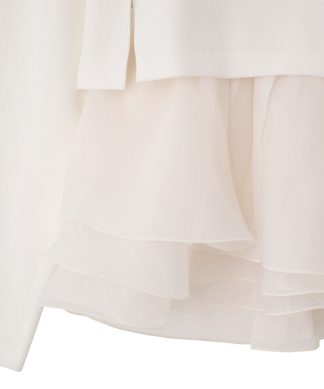 ペプラムブラウスレイヤードニット（COCO DEAL）｜ルミネの