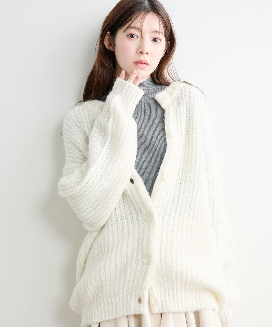 COCO DEAL「ローゲージボリュームカーディガン」|ニット・セーター|