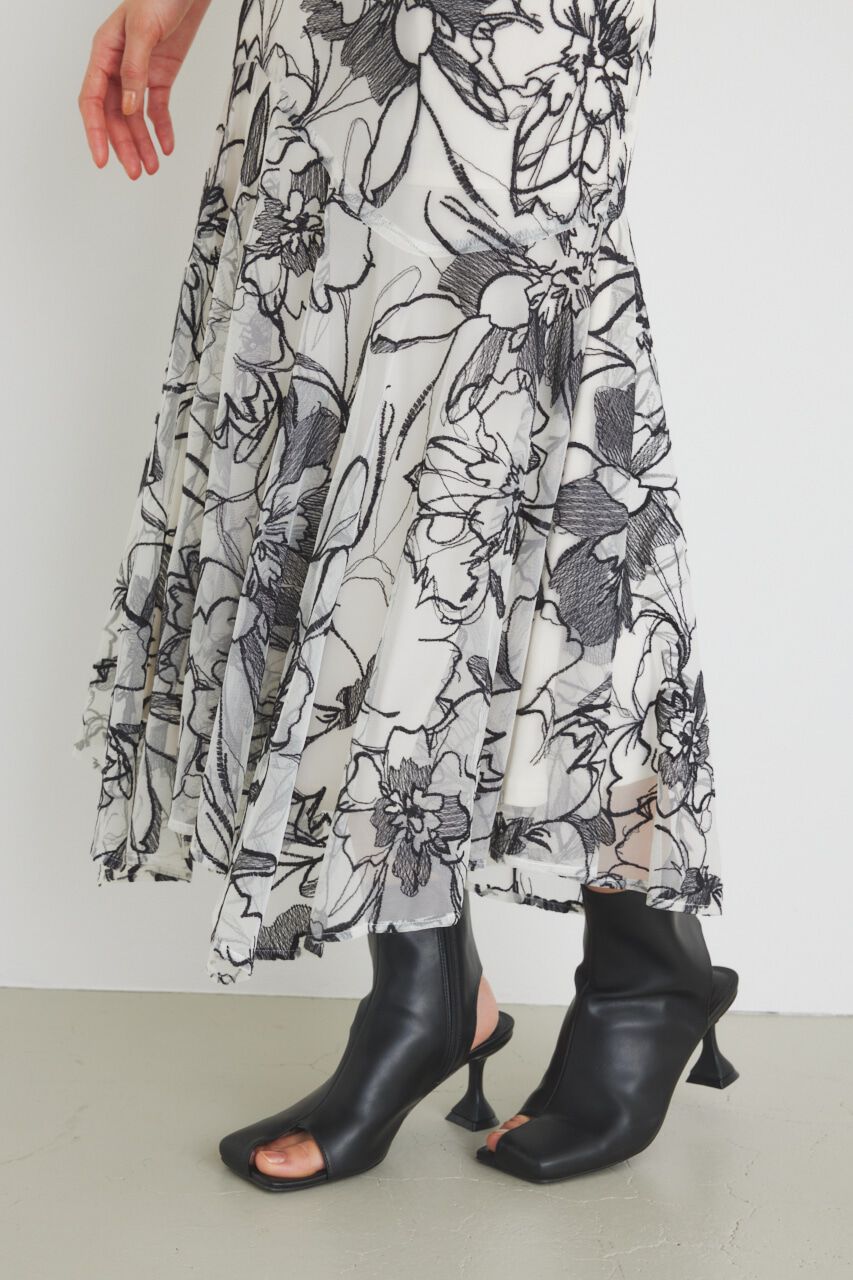 rienda「ウェーブラインJ/WマーメイドSK」|スカート|