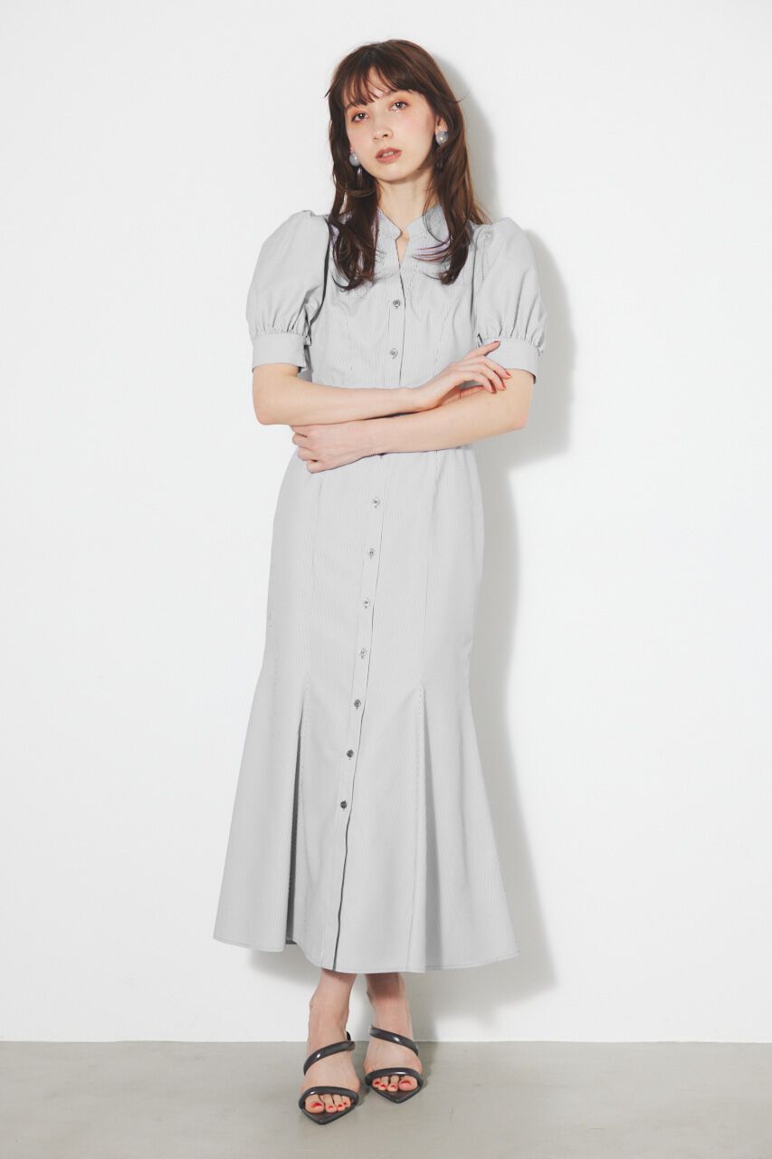 rienda「バックフリルオープンマーメイドOP」|ワンピース|