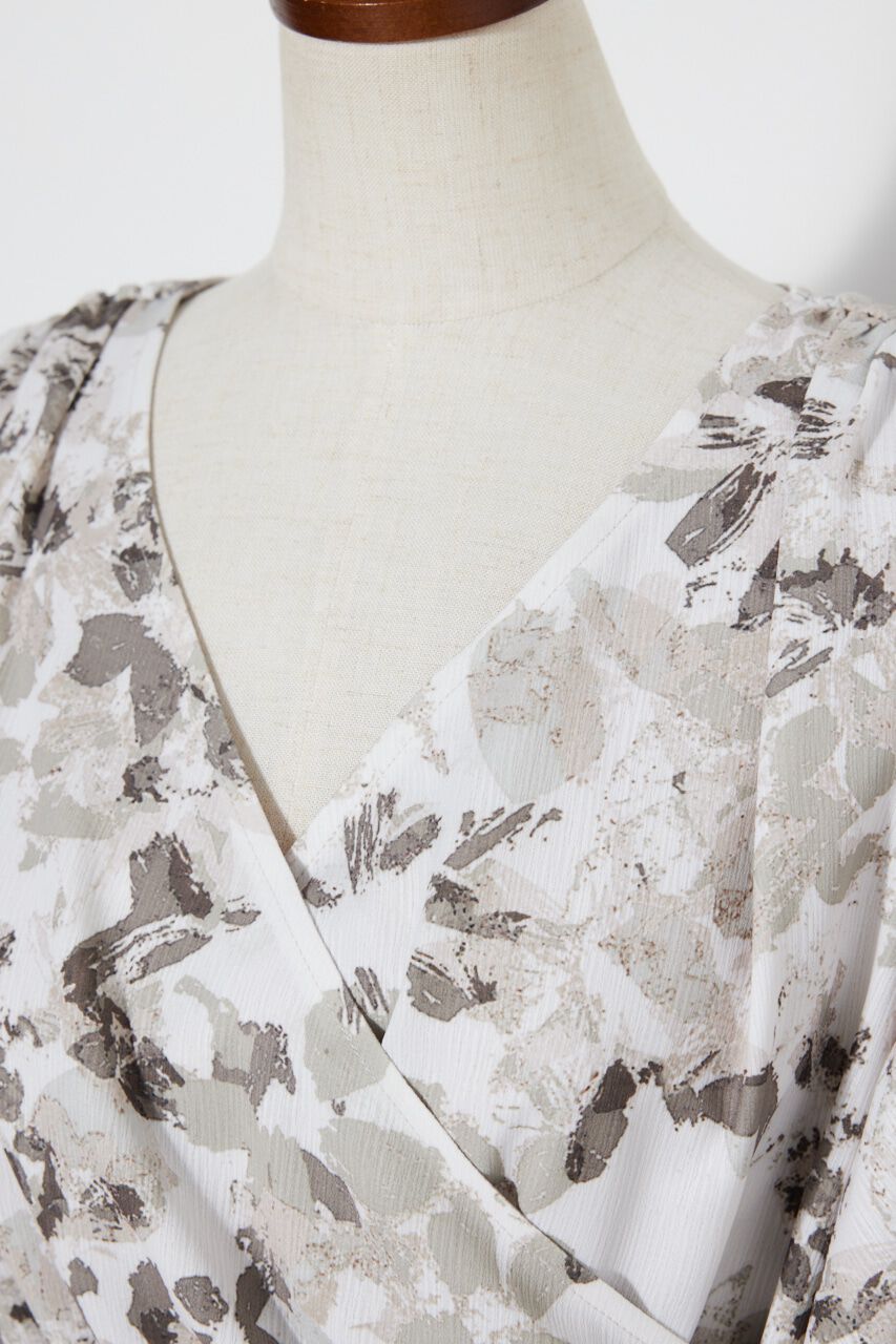 rienda「スリットSLVカシュクールロンパース」|その他|