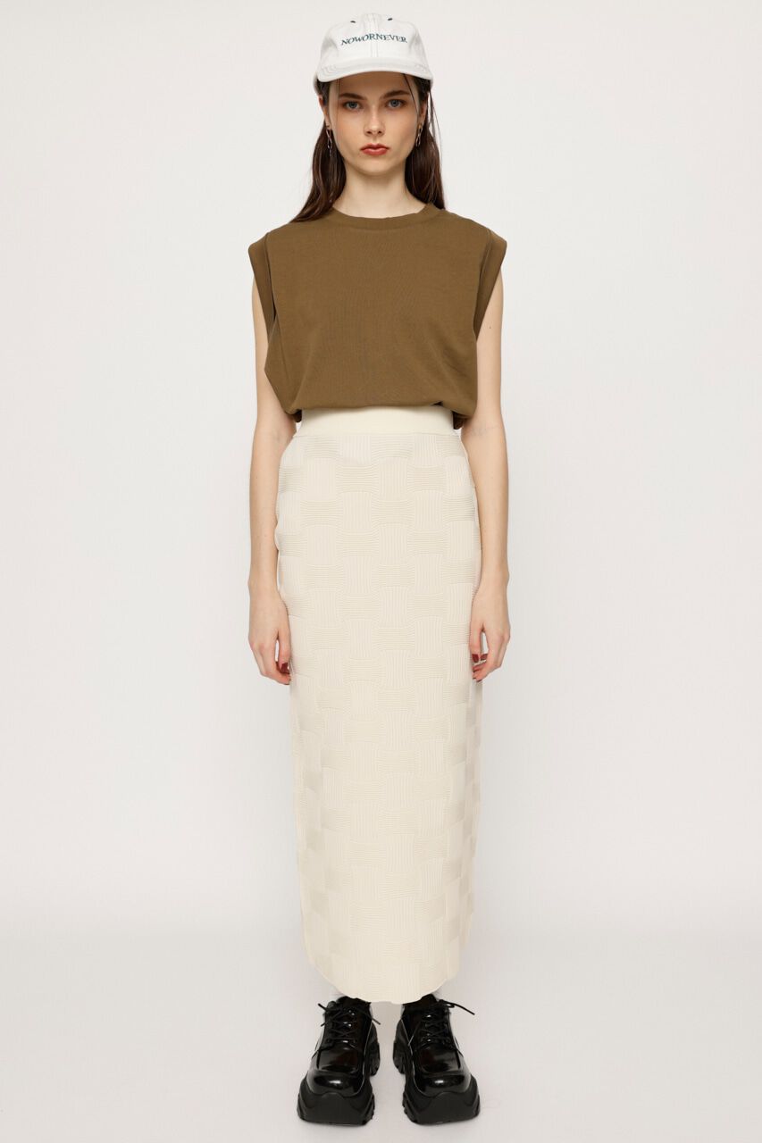 SLY「BACK SLIT KNIT スカート」|スカート|IVOY3