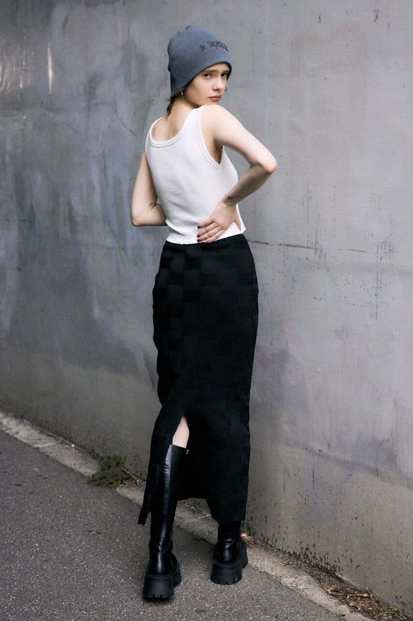 SLY「BACK SLIT KNIT スカート」|スカート|