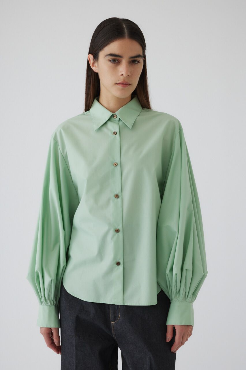 RIM.ARK 「ORIGAMI sleeve SH」|シャツ・ブラウス|L/GRN1