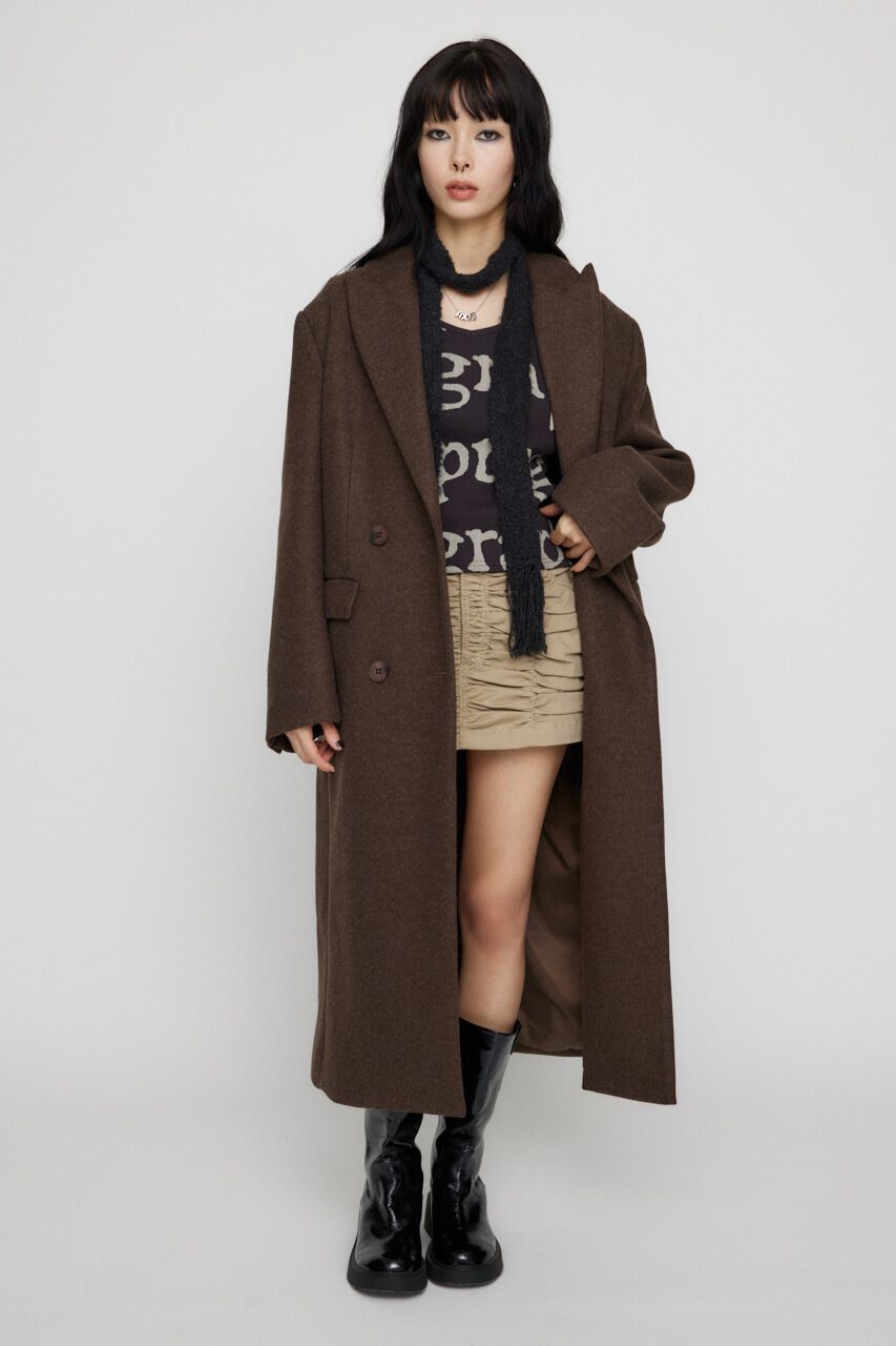 LAGUA GEM「LOOSY DOUBLE ロングコート」|その他|