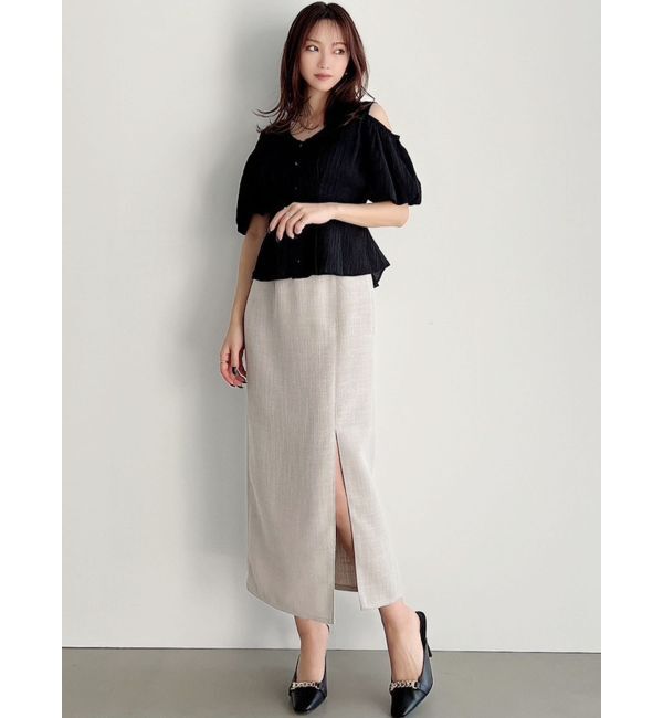 RESEXXY「ライトツイードミディスカート」|スカート|