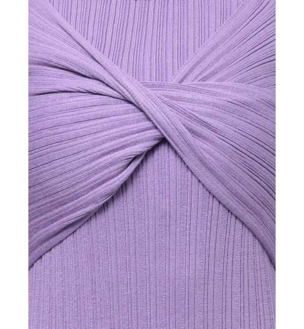 MERCURYDUO「2WAYランダムリブビスチェ風マーメイドニットワンピース」|ワンピース|