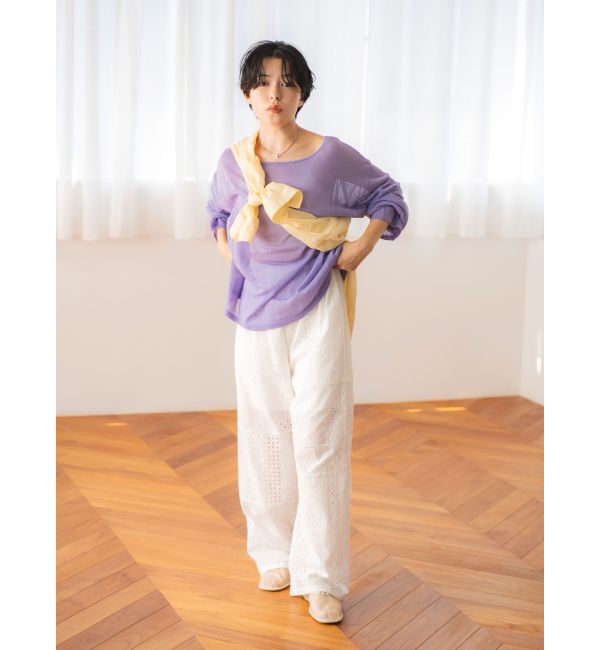 Ungrid「シアールーズカラーニット」|ニット・セーター|