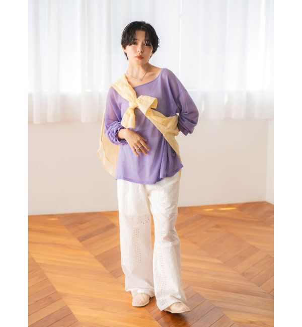 Ungrid「シアールーズカラーニット」|ニット・セーター|