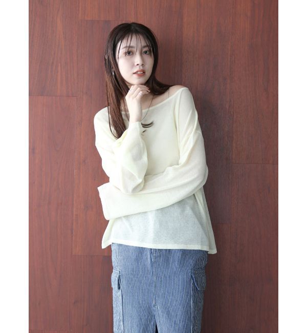 Ungrid「シアールーズカラーニット」|ニット・セーター|