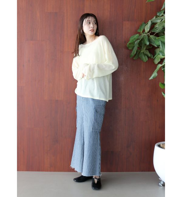 Ungrid「シアールーズカラーニット」|ニット・セーター|