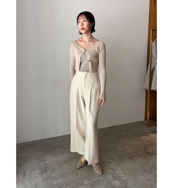 LAGUNAMOON「ボタンカーデセットニットワンピース」|ワンピース|