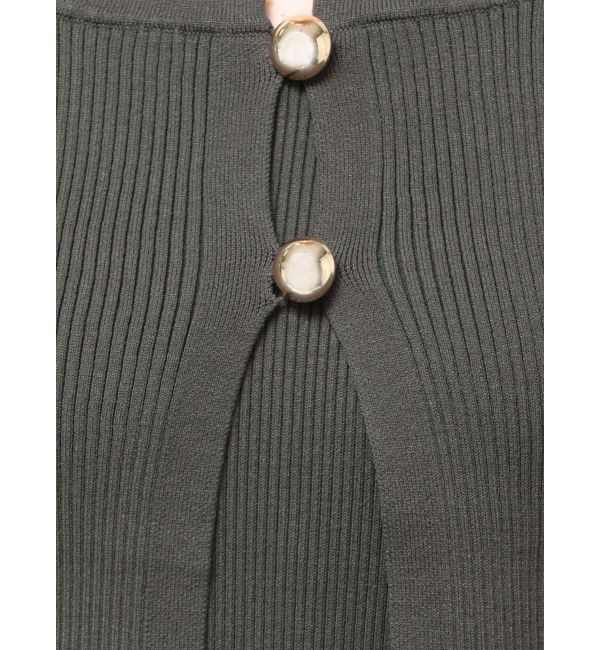 LAGUNAMOON「ボタンカーデセットニットワンピース」|ワンピース|