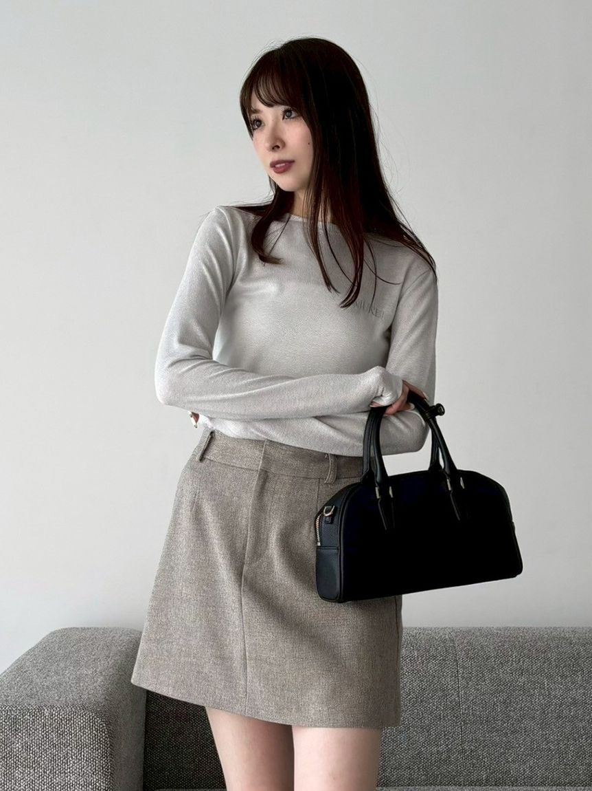 FRAY I.D「バリエーションミニスカート」|スカート|BEG