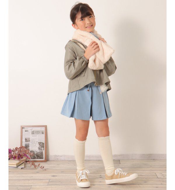 ikka kids「フェイクファー切り替えマフラー」|その他|