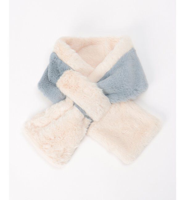 ikka kids「フェイクファー切り替えマフラー」|その他|