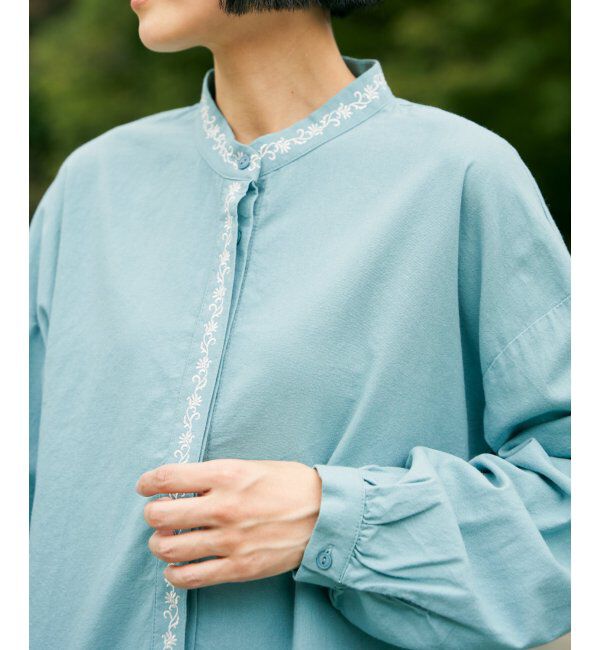 Lbc with Life「エクリュ エンブロイダリーシャツ」|シャツ・ブラウス|