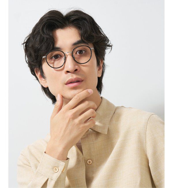  「Zoff|UNITED ARROWS|ボストン型 メガネ ｜ ユナイテッドアローズ ビジネス 軽量 レンズ交換券付」|メガネ|