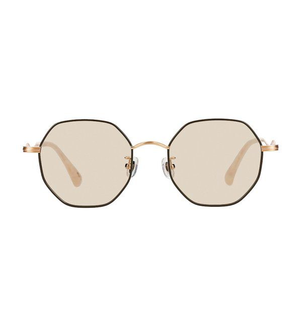  「Zoff｜Kirimaru ウェリントン型 サングラス   多角形フレーム ユニセックス UVカット 紫外線対策 小顔効果」|サングラス|