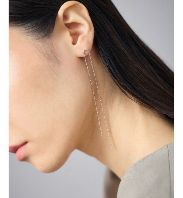 Jouete「ピアス ボールチェーン」|ピアス|