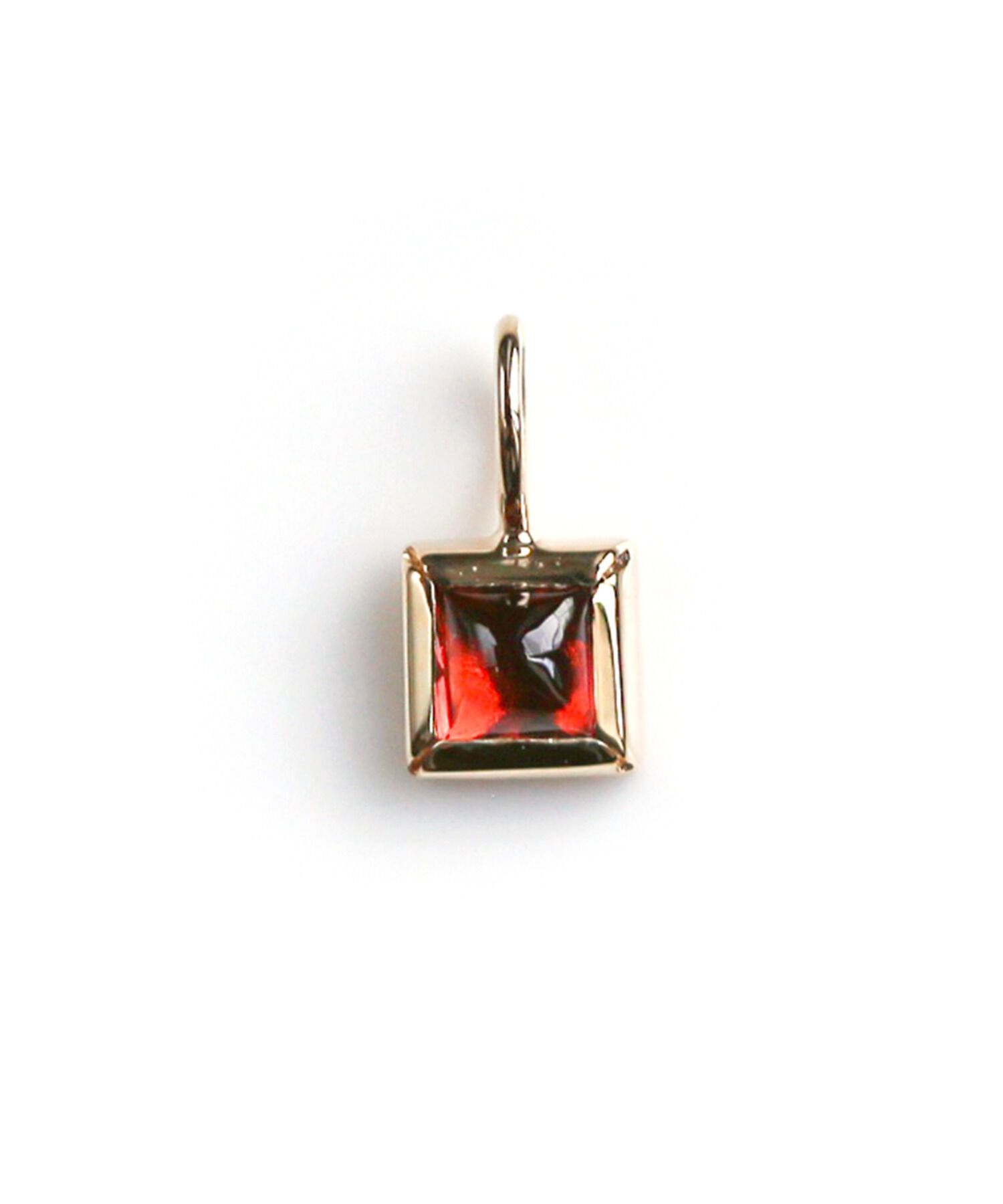  「Garnet Charm | K10YG」|その他|K10 イエローゴールド