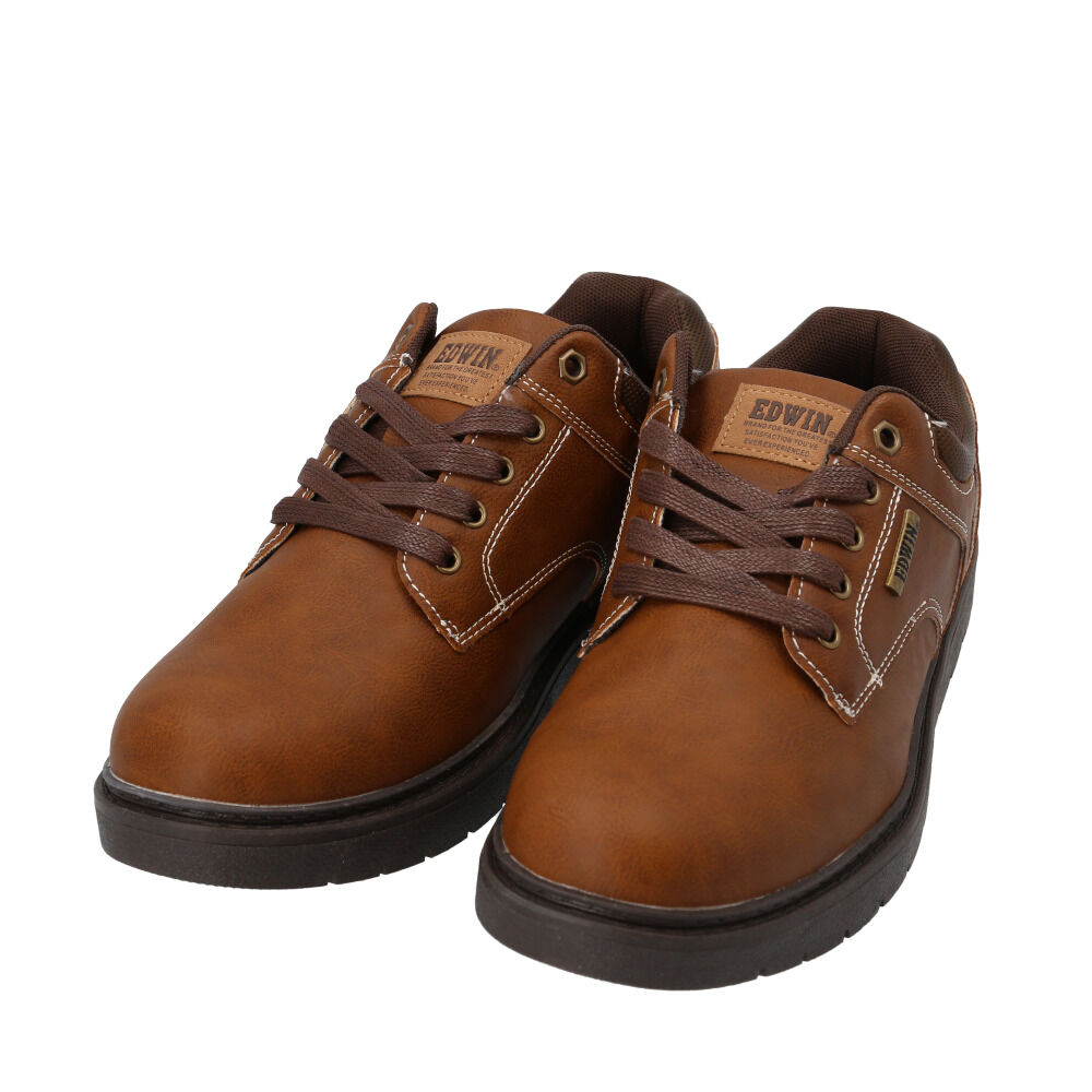 BACKYARD FAMILY「EDWIN スニーカー EDW7380 通販 エドウィン 靴 メンズ ローカットスニーカー」|スリッポン|ブラウン1
