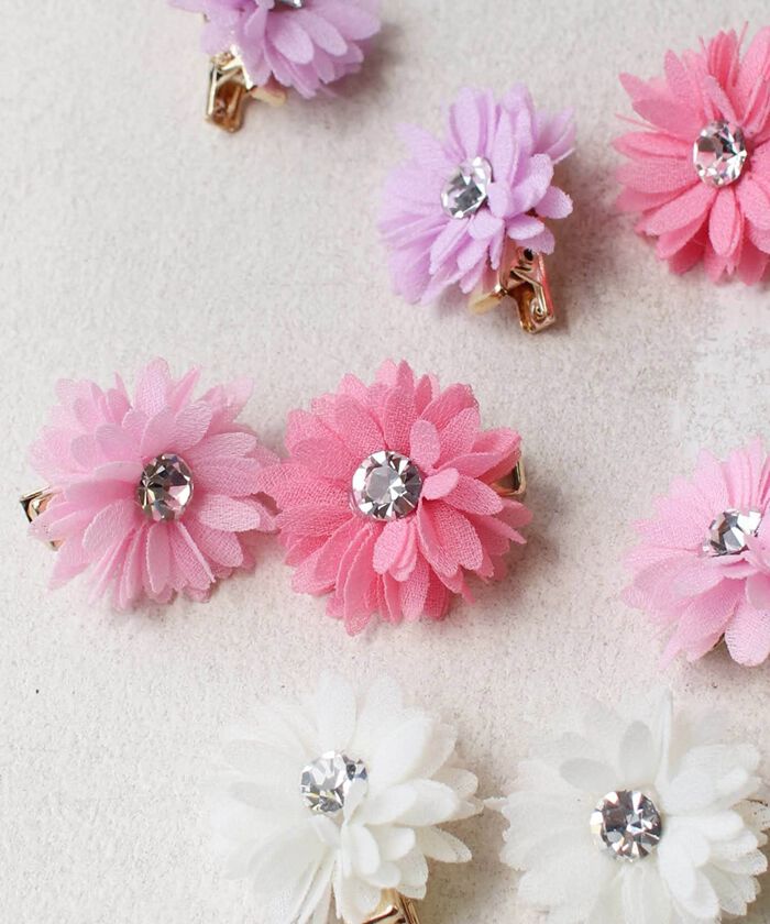 BACKYARD FAMILY「ヘアクリップ キッズ 2個セット 通販 ヘア クリップ 68012302 マーガレットミニクリップ」|その他|