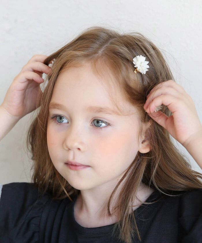 BACKYARD FAMILY「ヘアクリップ キッズ 2個セット 通販 ヘア クリップ 68012302 マーガレットミニクリップ」|その他|