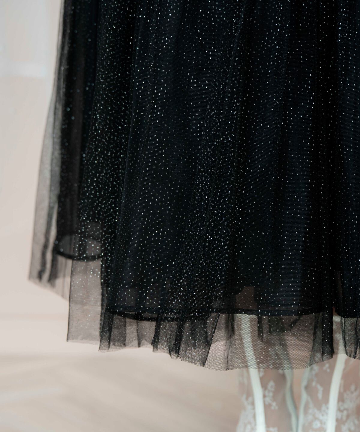 WILLSELECTION「ラメチュールティアードスカート」|フレア|