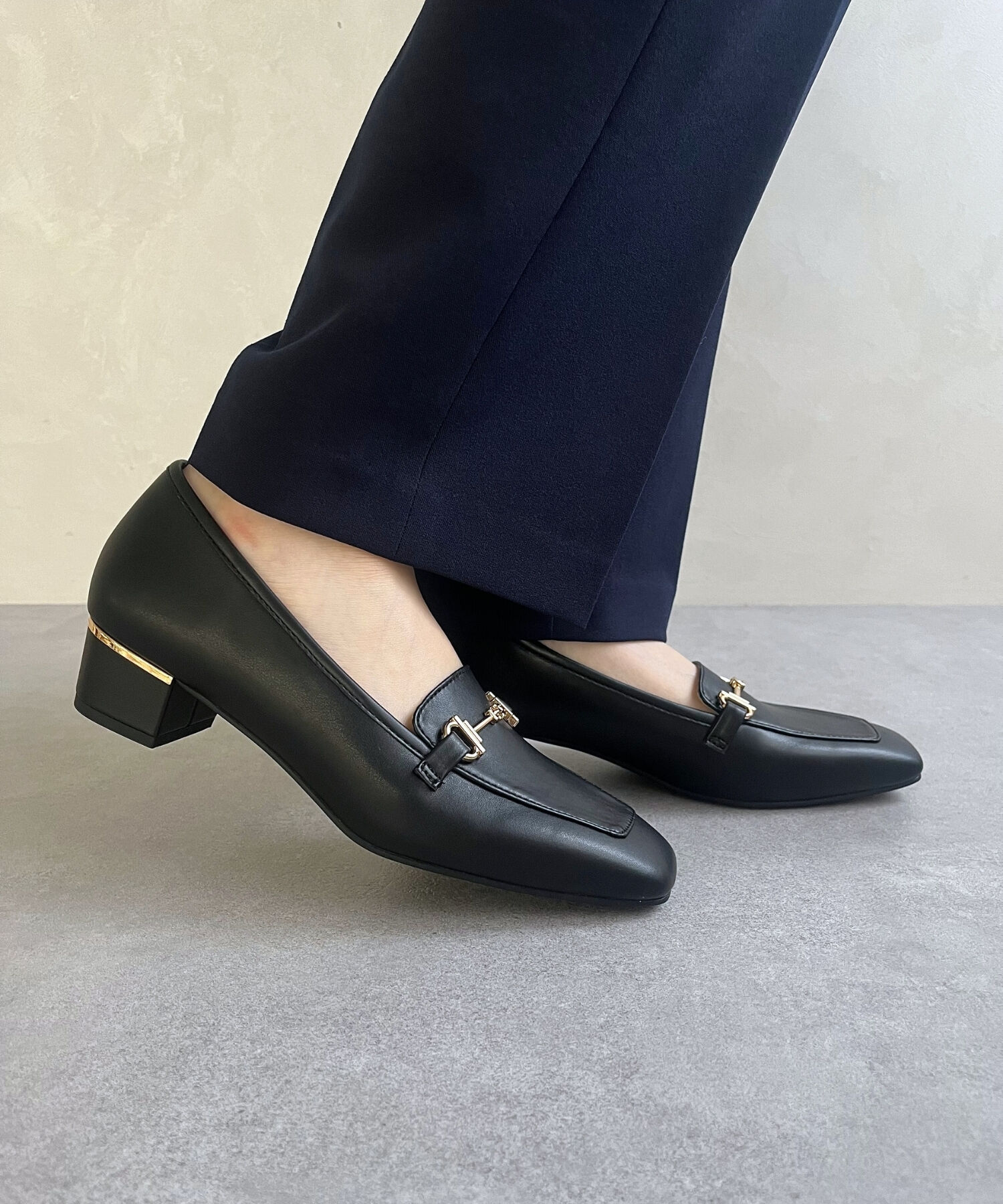 WA Oriental TRaffic「メタリックラインビットヒールローファー/42301」|パンプス|