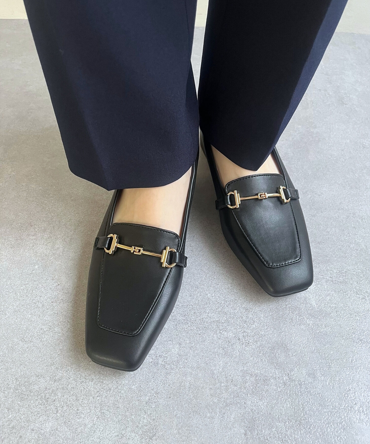 WA Oriental TRaffic「メタリックラインビットヒールローファー/42301」|パンプス|