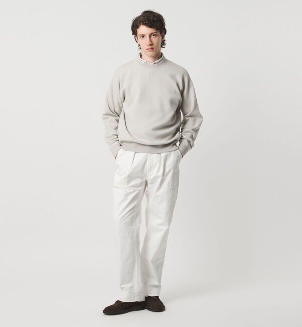 UNITED ARROWS「ウール カシミヤ クルーネック スウェットニット」|ニット・セーター|