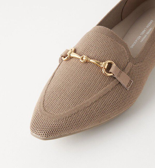 UNITED ARROWS green label relaxing「ウェルネス ニット ローファー -撥水・ウォッシャブル-」|デッキシューズ|