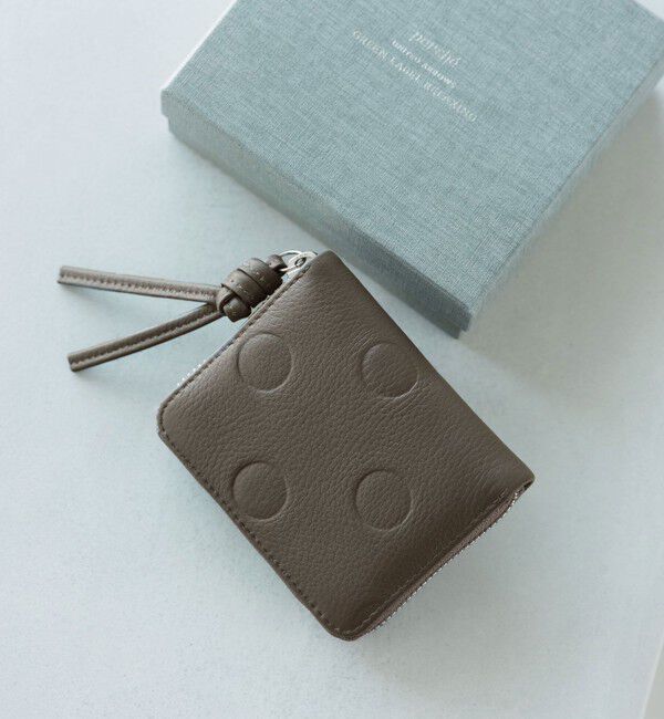 UNITED ARROWS green label relaxing「【別注】＜perche＞レザードット ウォレット / 財布」|財布|MD.GRAY