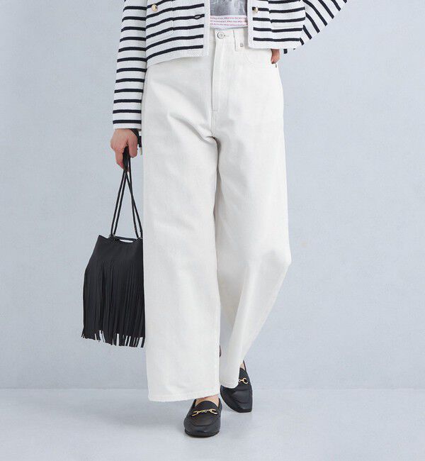 UNITED ARROWS green label relaxing「［size SHORT/TALLあり］ワイド デニム パンツ」|デニム|