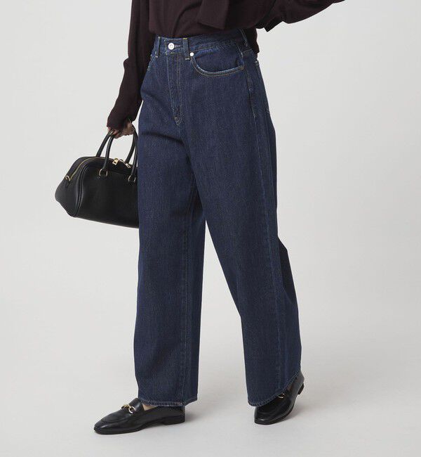 UNITED ARROWS green label relaxing「［size SHORT/TALLあり］ワイド デニム パンツ」|デニム|