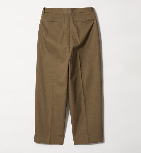 STEVEN ALAN「＜Steven Alan＞ ドリル インツープリーツ ドレス トラウザーズ」|チノ|