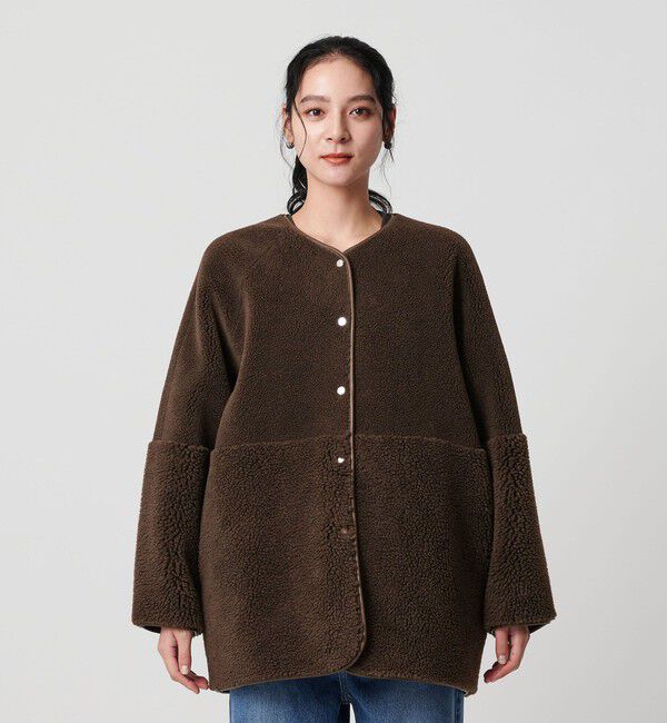 WEB限定】ボア×フェイクムートン リバーシブルジャケット
