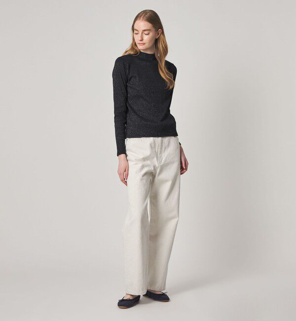 STEVEN ALAN「＜Steven Alan＞ラメ ボトルネック プルオーバー」|Tシャツ・カットソー|