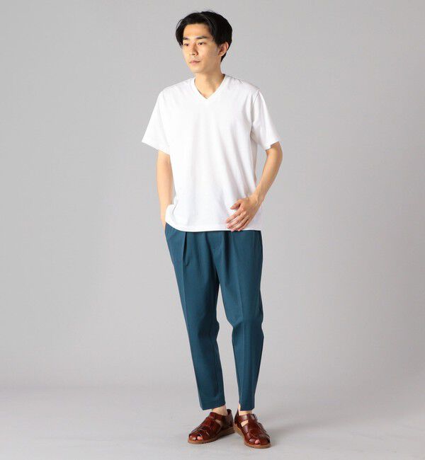 SHIPS「SHIPS: 抗菌・防臭 NANO-FINE（R） コットン Vネック Tシャツ」|Tシャツ・カットソー|