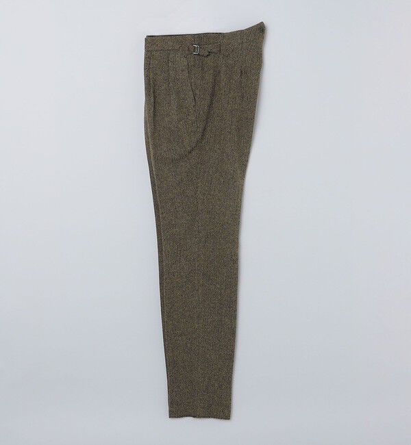 SHIPS「Fumiya Hirano THE TROUSERS: SavileRow ウール ツイード パンツ」|スラックス|