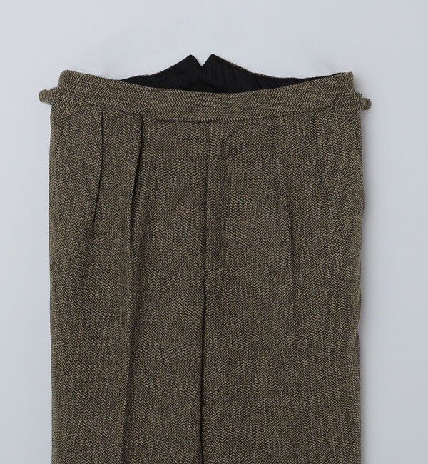 SHIPS「Fumiya Hirano THE TROUSERS: SavileRow ウール ツイード パンツ」|スラックス|