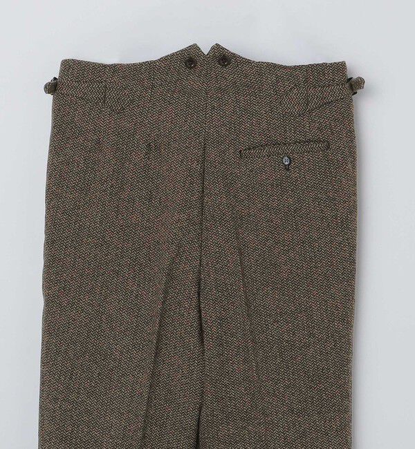 SHIPS「Fumiya Hirano THE TROUSERS: SavileRow ウール ツイード パンツ」|スラックス|