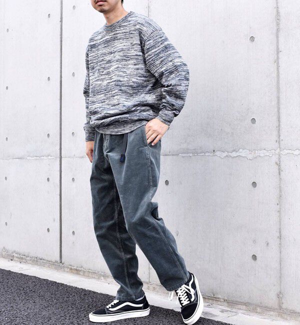 SHIPS any「SHIPS any: 〈手洗い可能〉 メランジ コットン ミックス クルーネック ニット◇」|ニット・セーター|