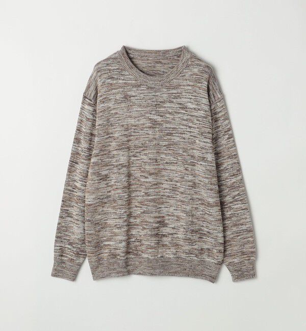 SHIPS any「SHIPS any: 〈手洗い可能〉 メランジ コットン ミックス クルーネック ニット◇」|ニット・セーター|